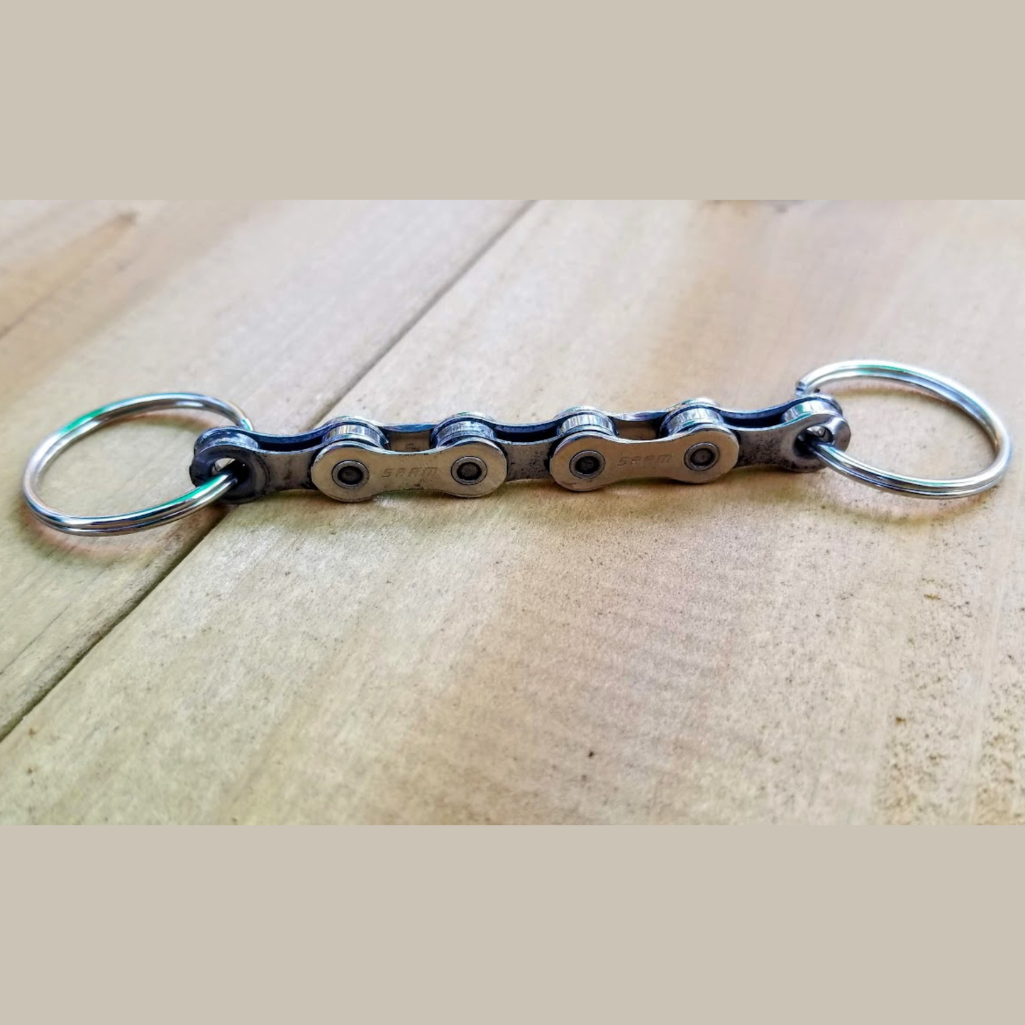 Bicycle Connecting Keychains w/ Upcycled Bike Chain: Assorted / Keyring