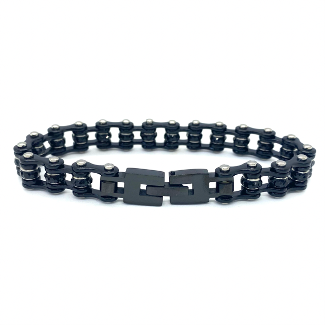 SK2802 Mini Size Black with black crystal center -