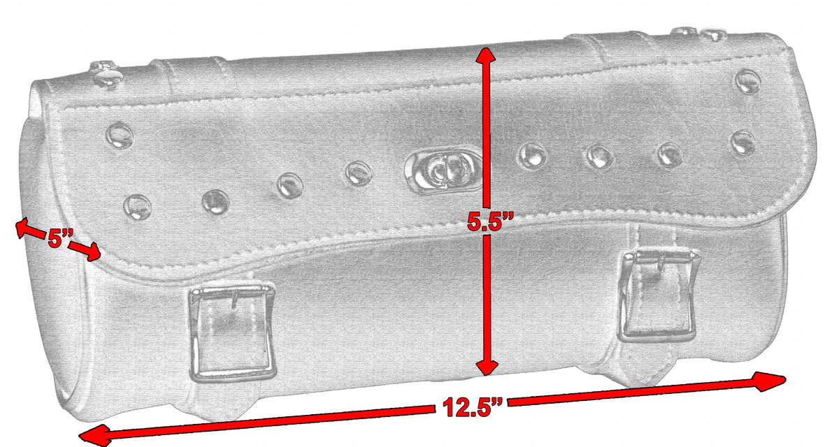 Large 2 Strap Tool Bag w/ Studs - view 2