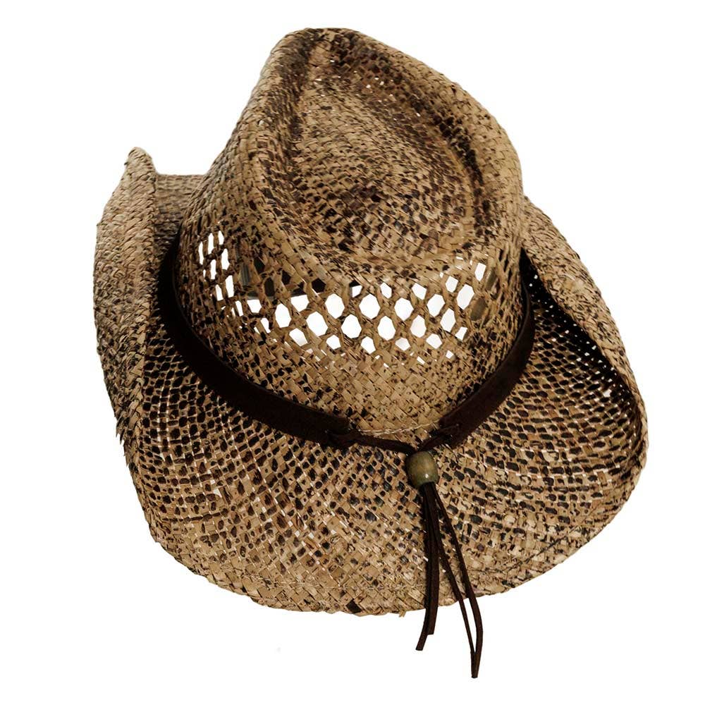 Woven Seagrass Straw Cowboy Hat - Style Sedona: Natural