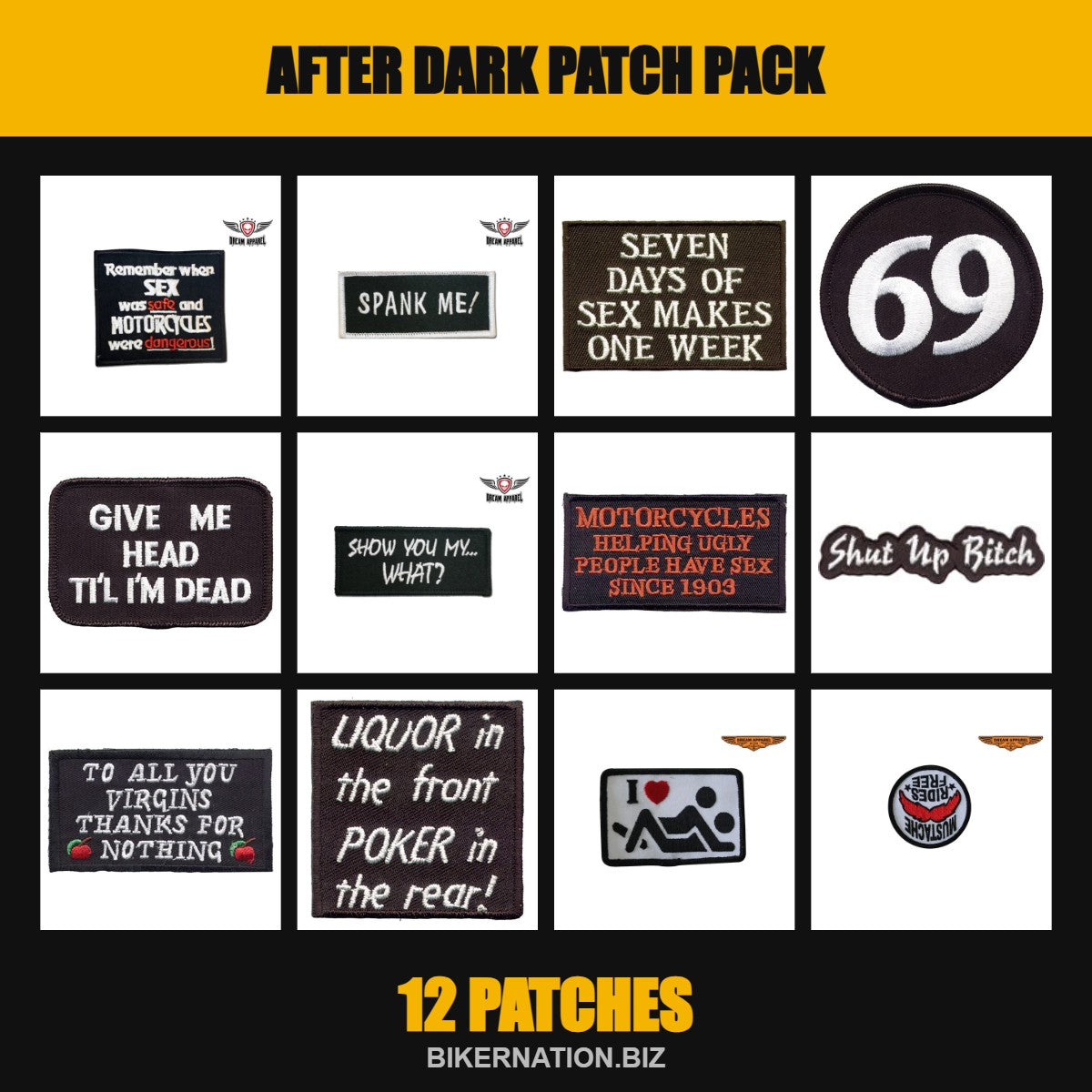 After Dark Patch Pack – 12 Patches