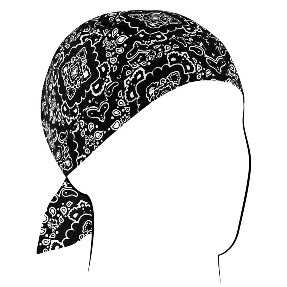 Z11 Flydanna®, Cotton, Black Paisley