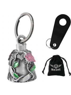 Heart and Pink Roses Goblin Bell