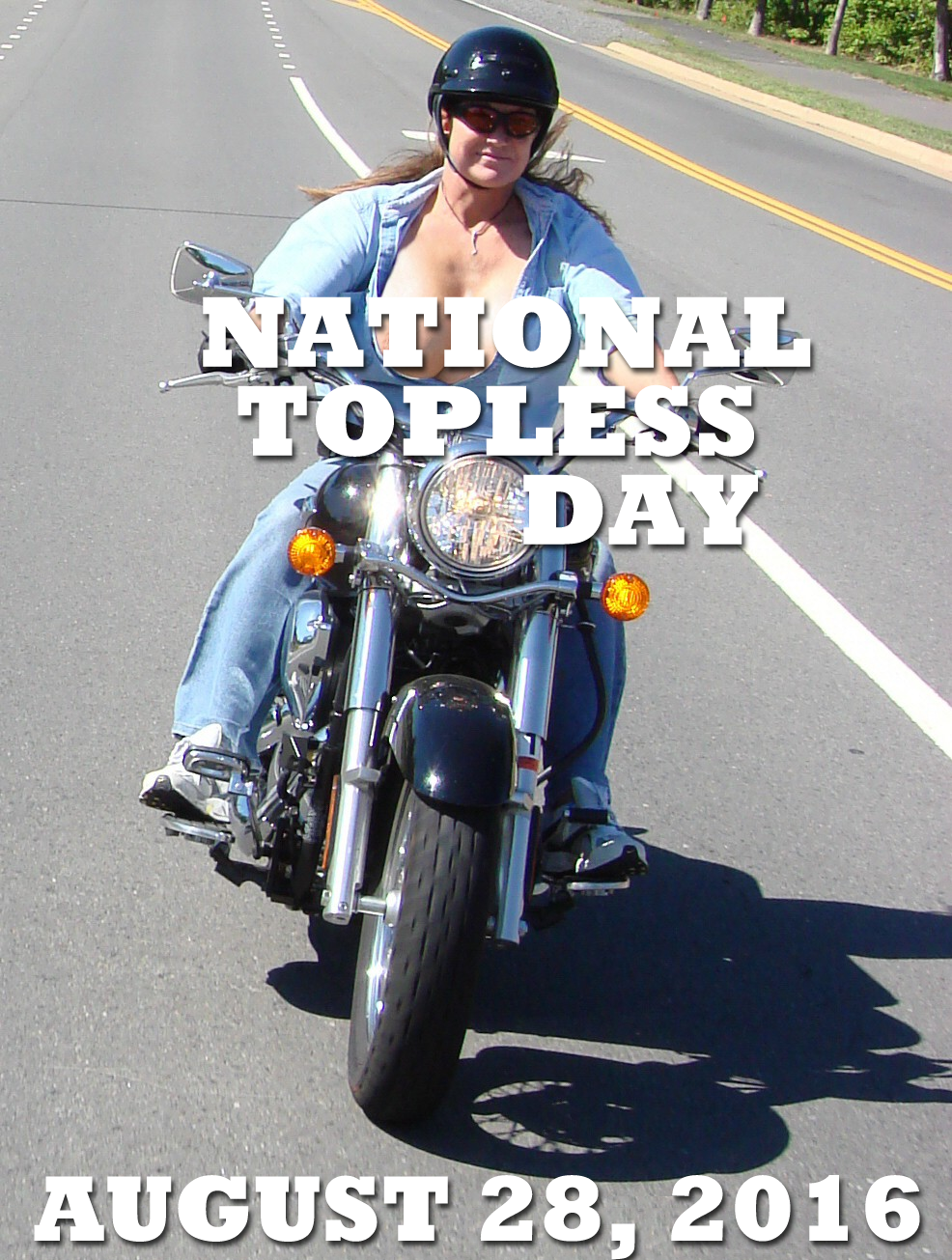 TODAY IS NATIONAL TOPLESS DAY