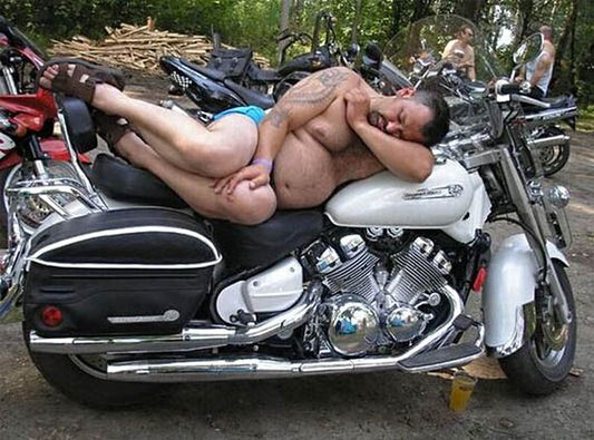 Sitting On Motorcycle Leads to Fight
