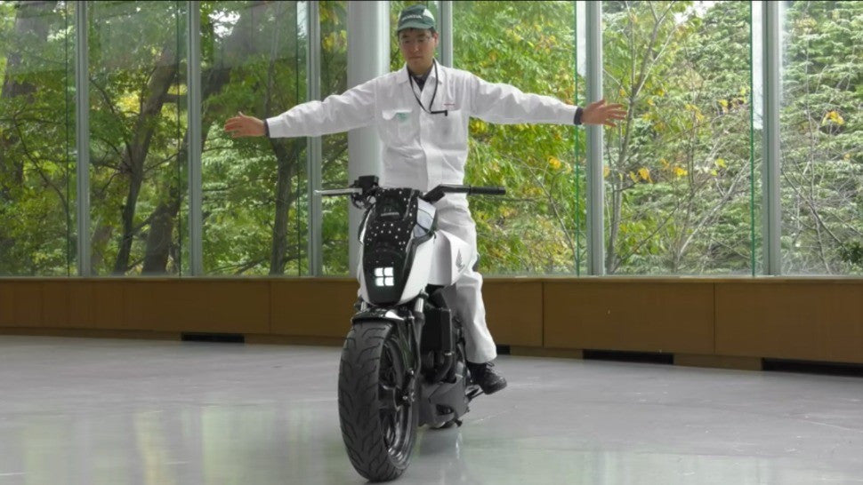 Honda Looks to the Future With A Bike That Defies Gravity At Low Speeds