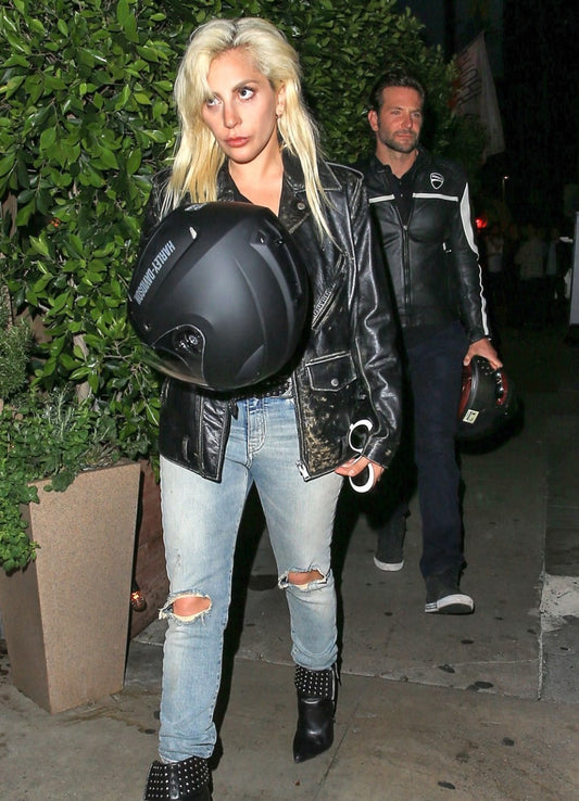 Cooper Rides Gaga to Dinner