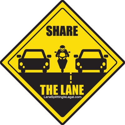 Lane Splitting Will Soon Be "Officially" Legal In California