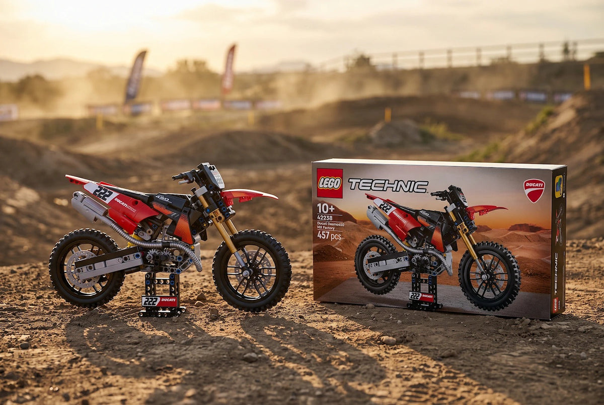 Ducati and LEGO Announce Technic Desmo450 MX Factory Set
