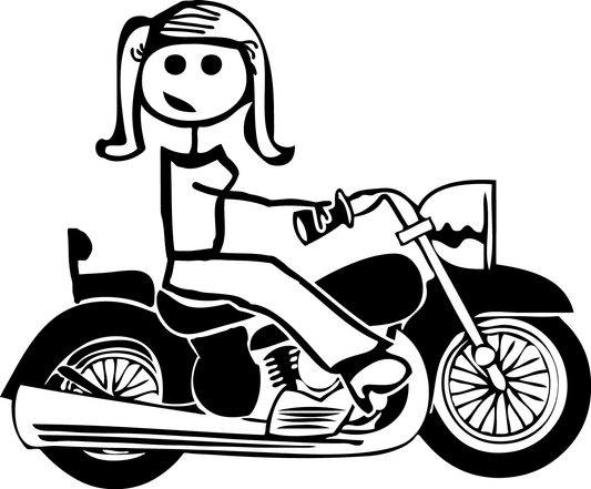 Young Child Takes her Father for a Ride.