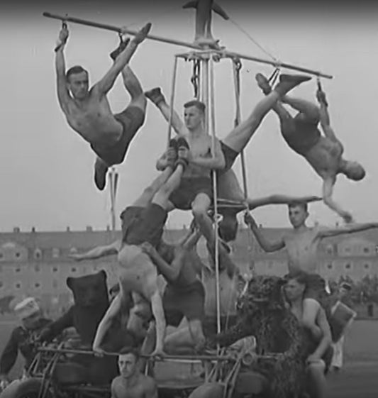 German Motorcycle Acrobatics in the 1930's