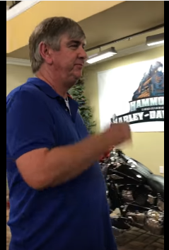 Daughter Surprises Dad With Harley Christmas - He Refuses to Believe it