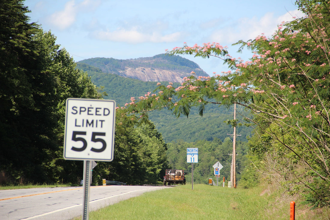 Table Rock mountain viewed from South Carolina Highway 11