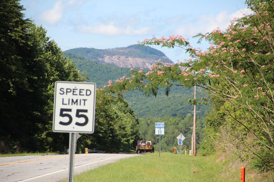 Table Rock mountain viewed from South Carolina Highway 11