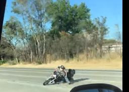His Bike Starts to Wobble and Then the Unthinkable Happens