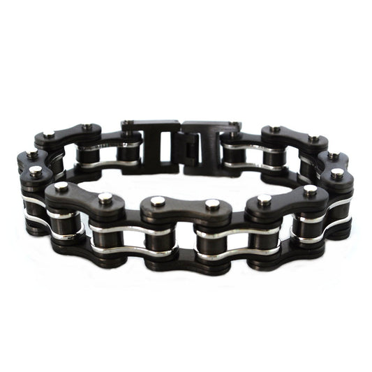 SK1125G 3/4" Wide Gunmetal Double Link