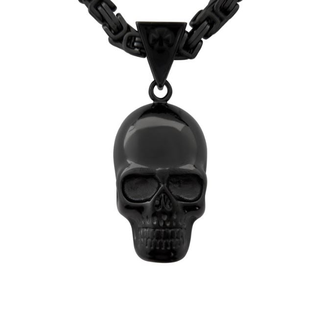 SK1422G Skull 3" Tall Gold Tone