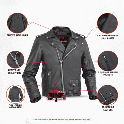 Kid's Traditional Style M/C Jacket