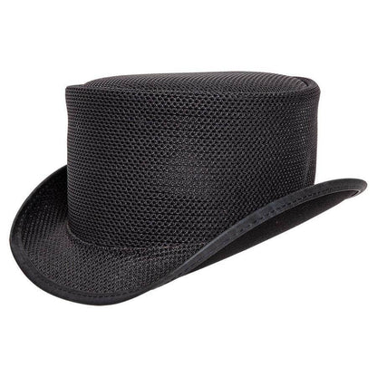 Breathable Mesh Top Hat Unbanded - Style  Rogue: Black / XL