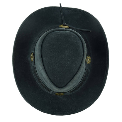 Sahara Leather Hats Western Style for Men and Women shapeabl: Tan Brown / S