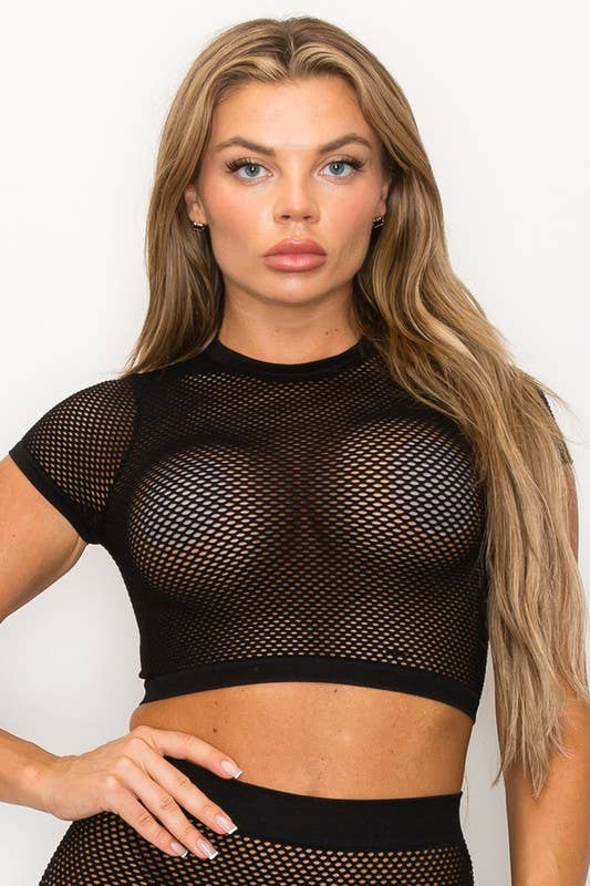 Lady's Seamless Top: White / L