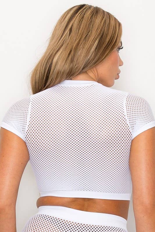 Lady's Seamless Top: Black / M