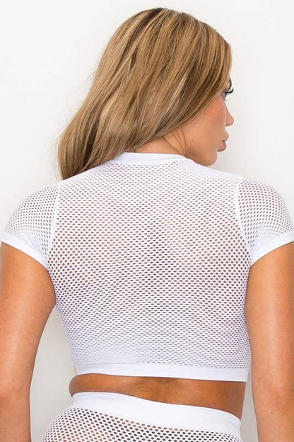 Lady's Seamless Top: White / M