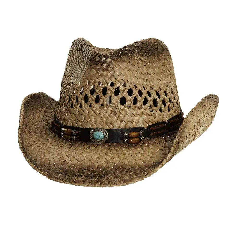 Western Straw Hat - Style Nashville (Prepack of 6)