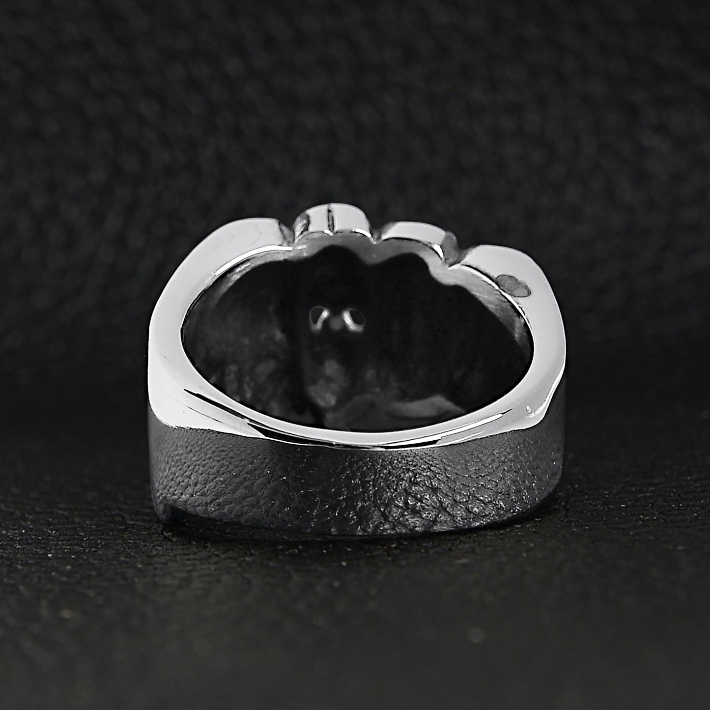 Stainless Steel Biker Rings Fist Ring