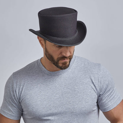 Breathable Mesh Top Hat Unbanded - Style  Rogue: Black / MD