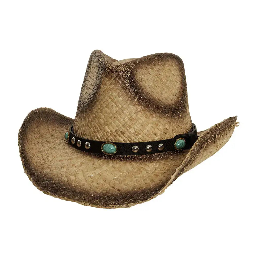 Western Straw Hat - Style Nashville (Prepack of 6)