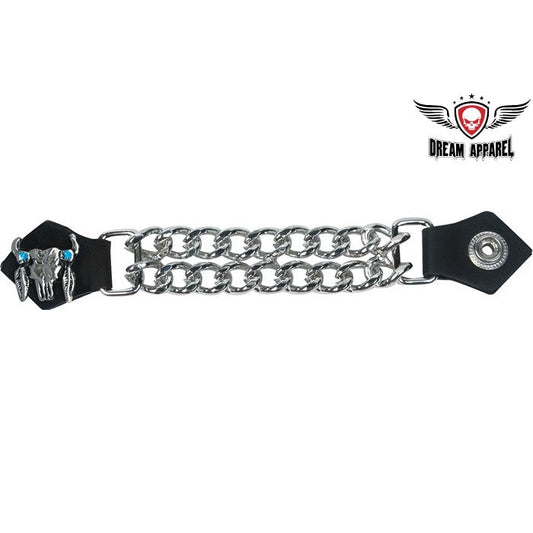 Vest Extender - Steer Skull Graphic