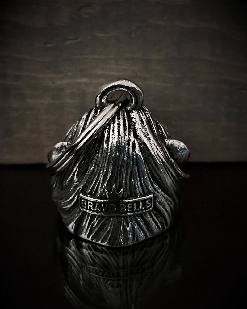 BB-128 Lion Head Diamond Bell - view 3