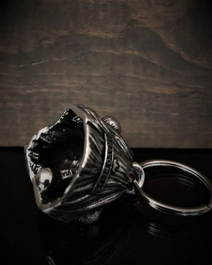 BB-128 Lion Head Diamond Bell - view 4