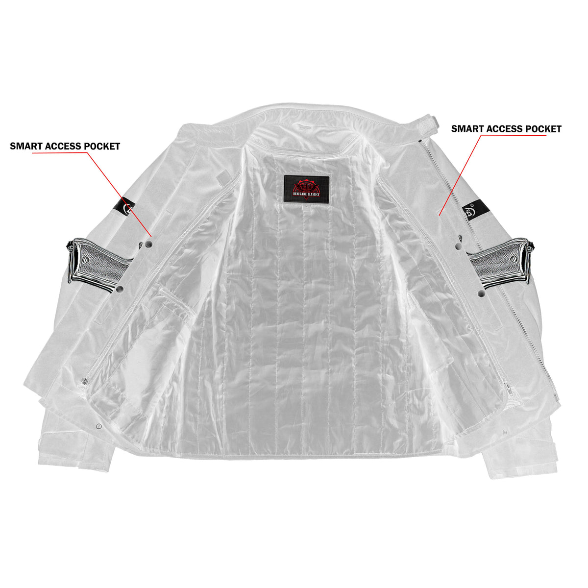 Blackwing Mens Textile Motorcycle Jacket - Black - view 12