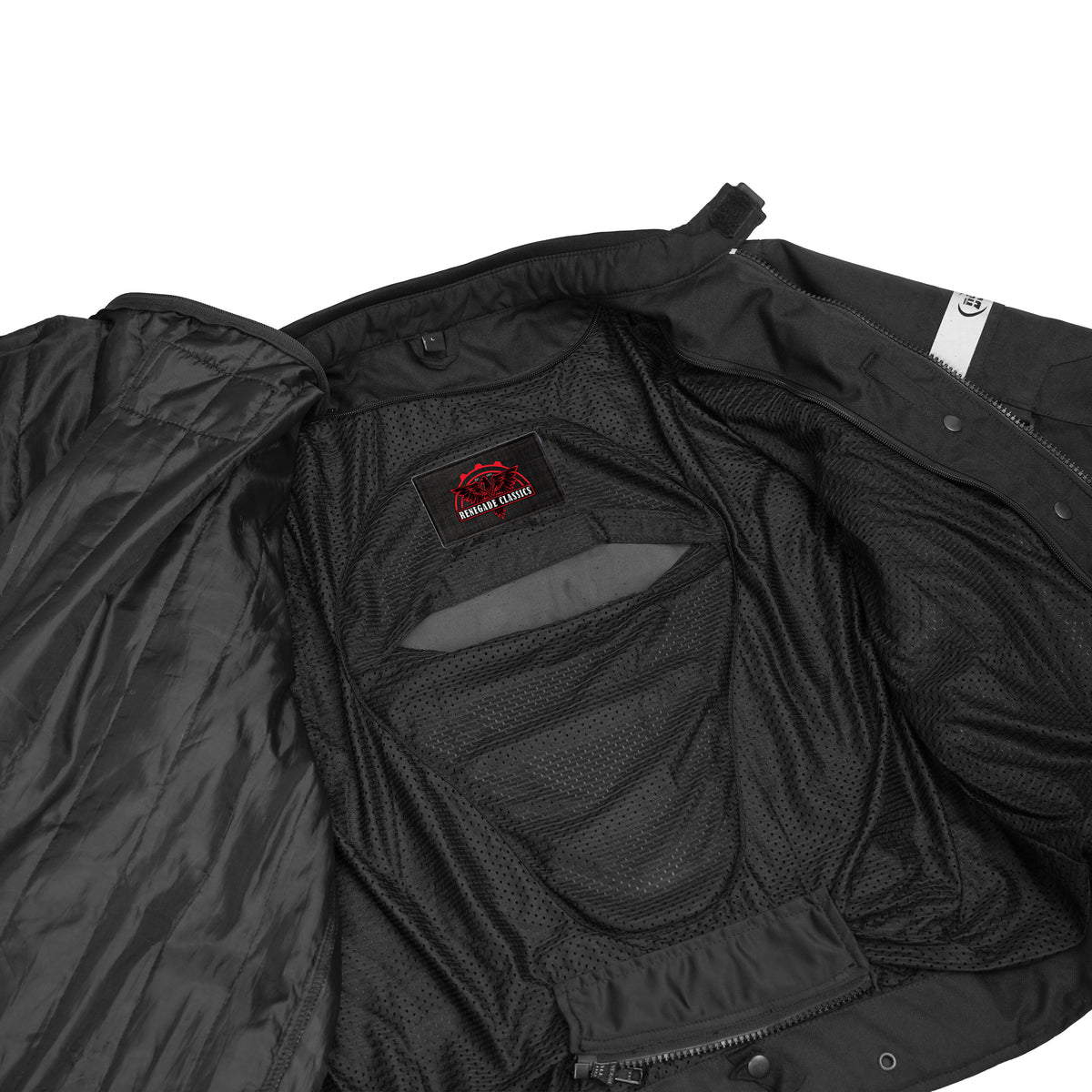 Blackwing Mens Textile Motorcycle Jacket - Black - view 4