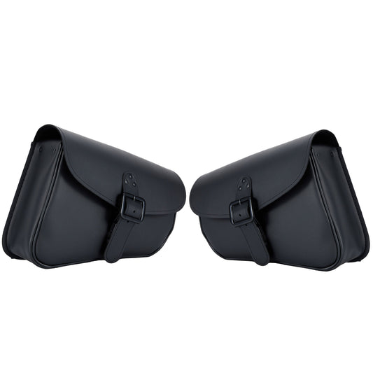 Dream Apparel Swing Arm Motorcycle Bags Pair Universal Durable Black Side Bags - Set of 2