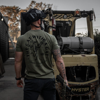 The Cat With A Gat Remix Men's T-Shirt