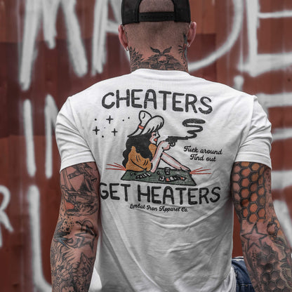 Cheaters Get Heaters Cowboy Edition Men's T-Shirt
