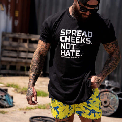 Spread Cheeks. Not Hate. Men's T-Shirt