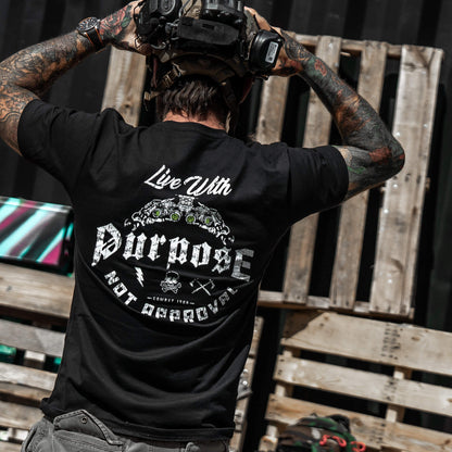 Live With Purpose. Not Approval Men's T-Shirt