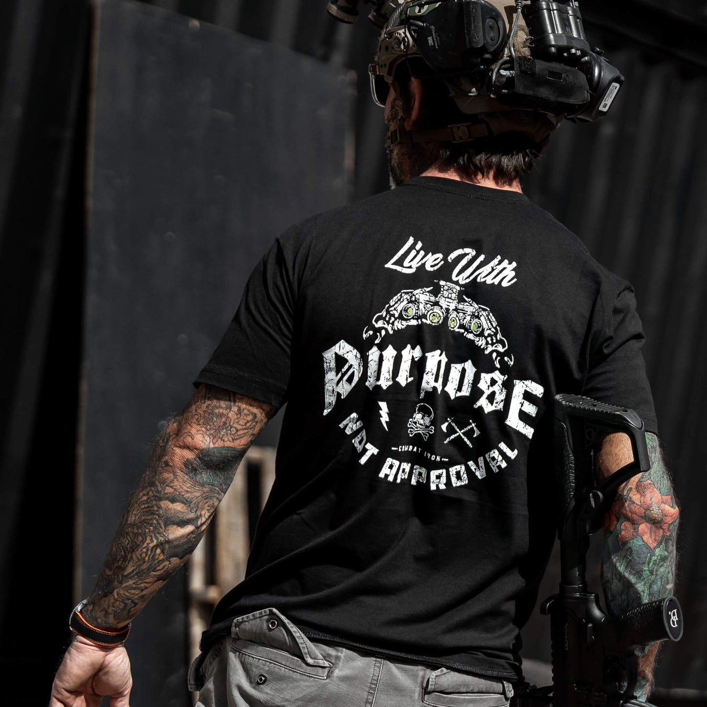 Live With Purpose. Not Approval Men's T-Shirt