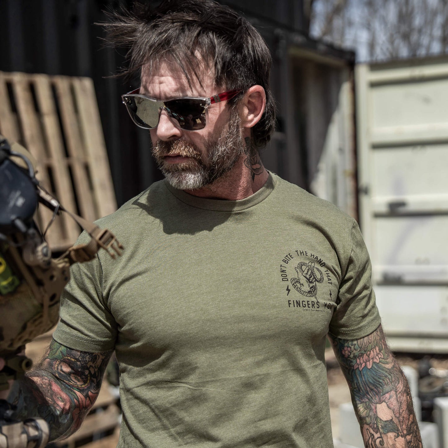 Don't Bite The Hand That Fingers You Men's T-Shirt