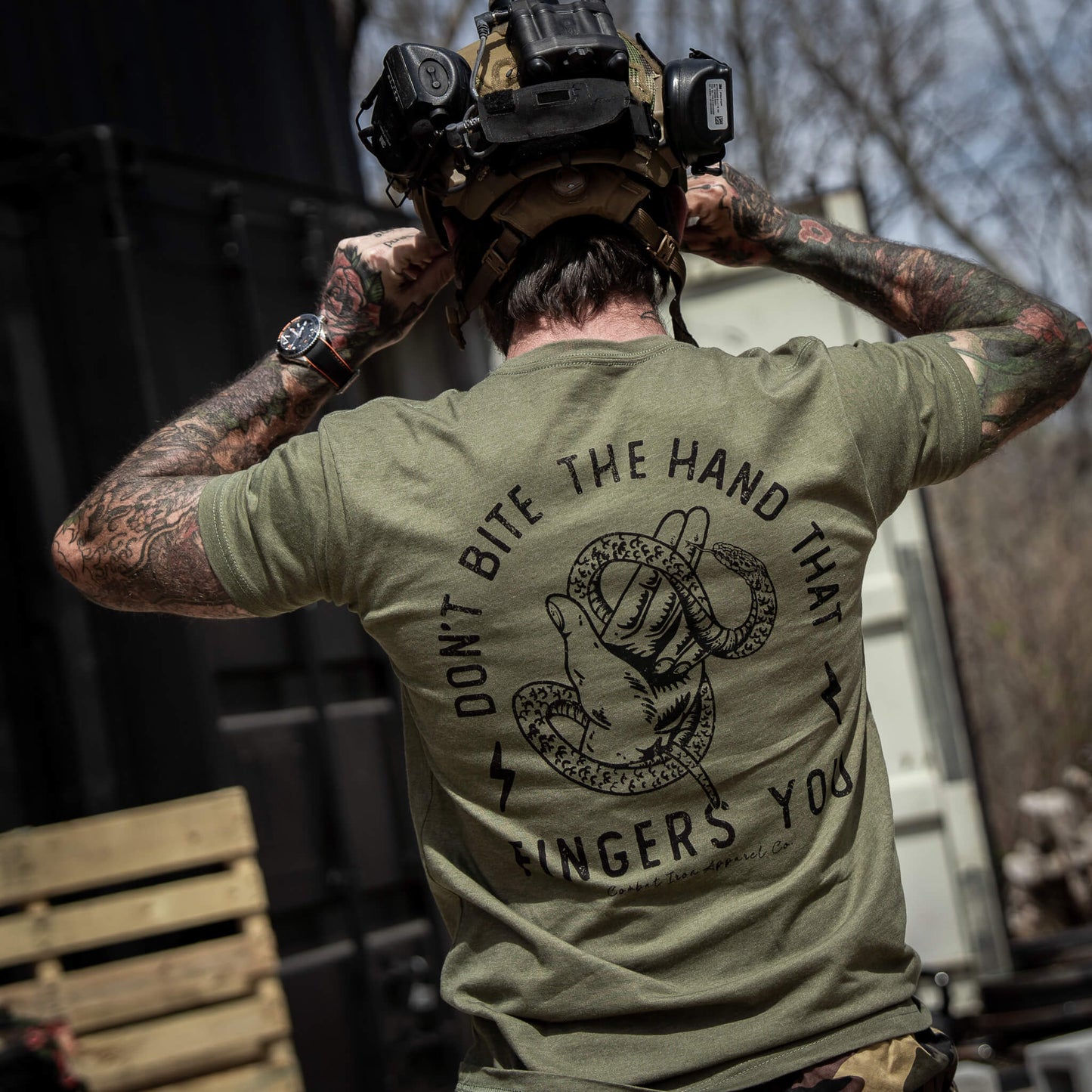 Don't Bite The Hand That Fingers You Men's T-Shirt