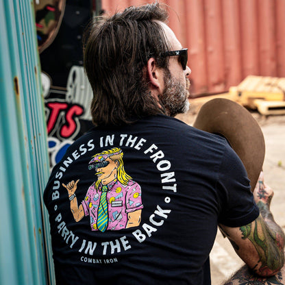 Business In The Front. Party In The Back. Party Men's T-Shirt