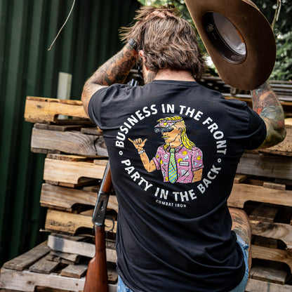 Business In The Front. Party In The Back. Party Men's T-Shirt