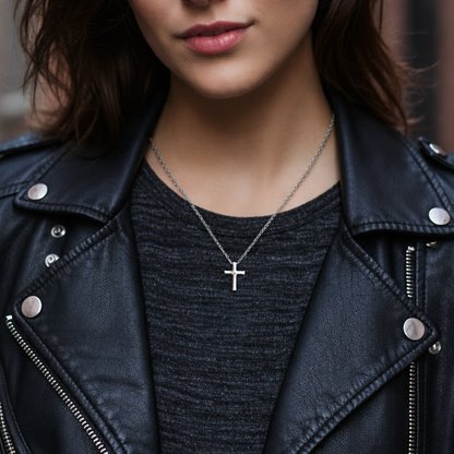 Solid Cross Necklace
