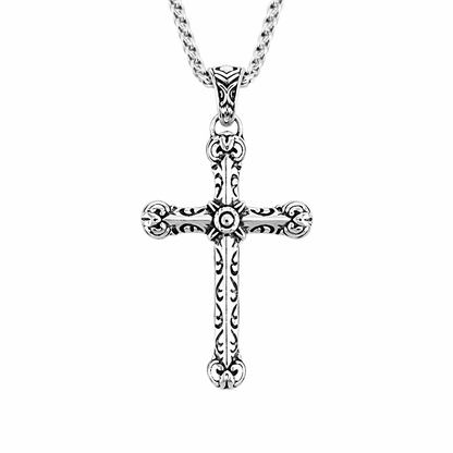 Guardian Cross Necklace – Stainless Steel