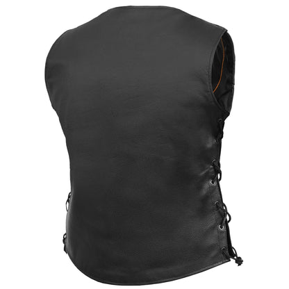 Clara Women's leather motorcycle vest - view 2