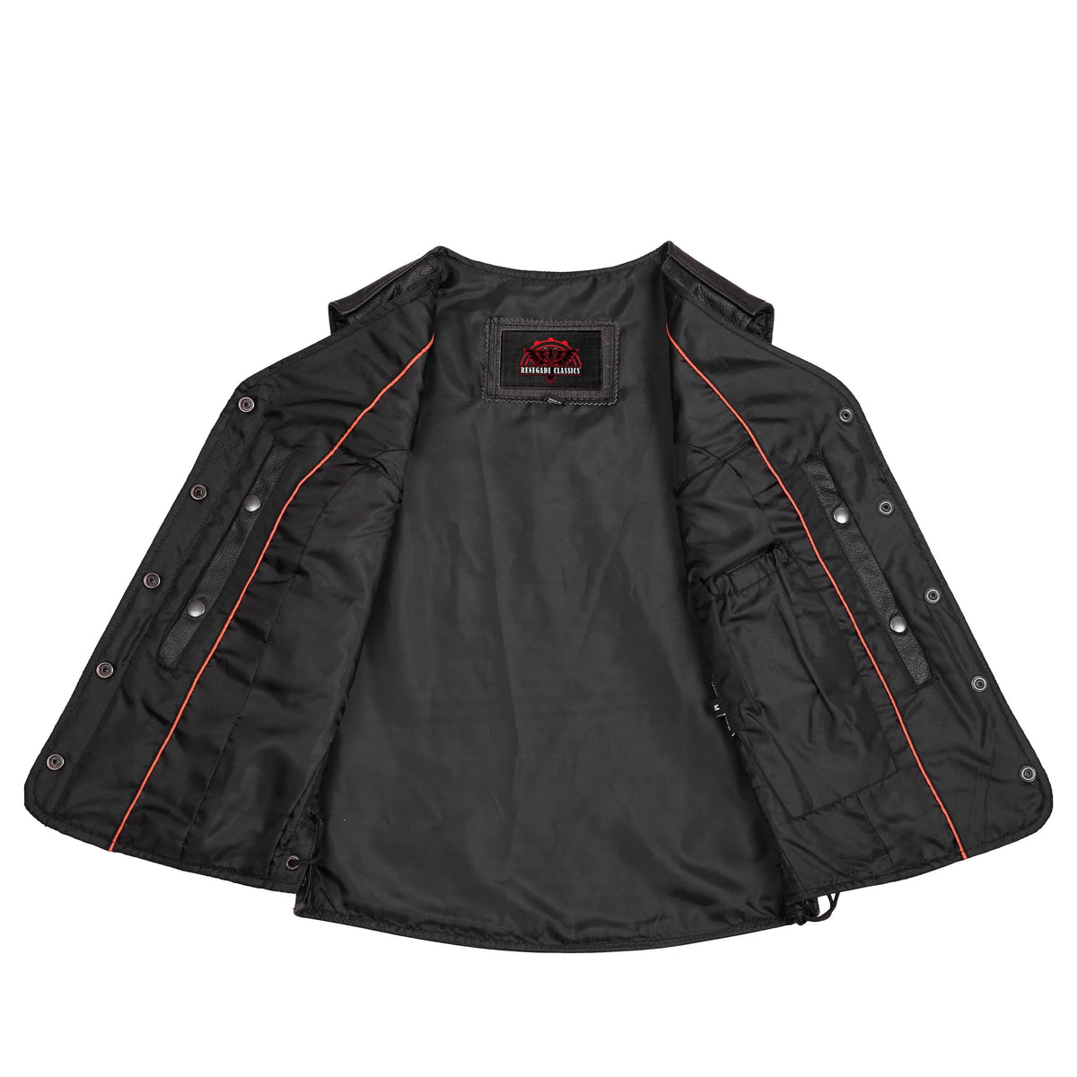 Clara Women's leather motorcycle vest - view 5